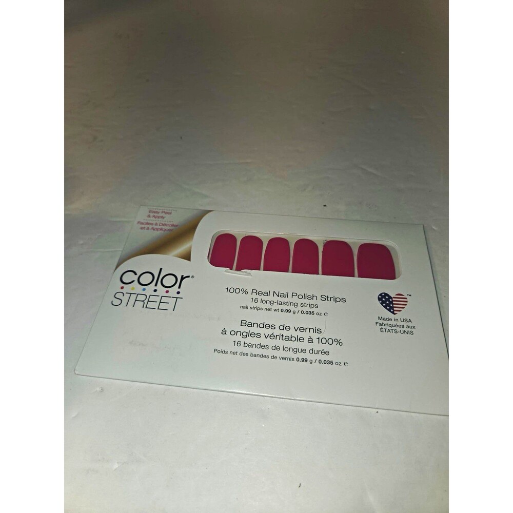 Color Street Glitter Nail Polish Strips Pink Are You Madrid-ing Me